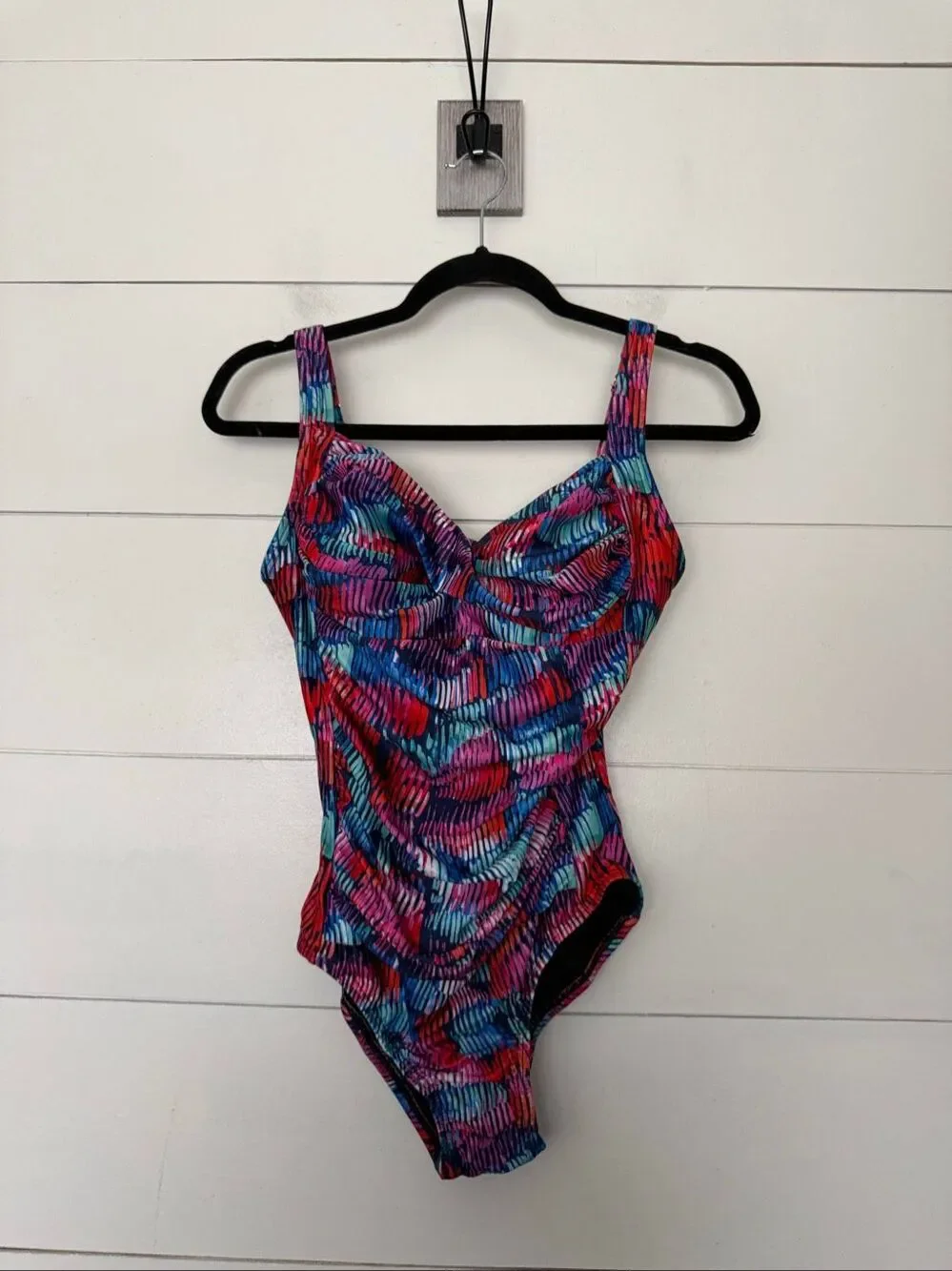 Swimsuits for All Women’s 18 Multicolored One Piece Swim New